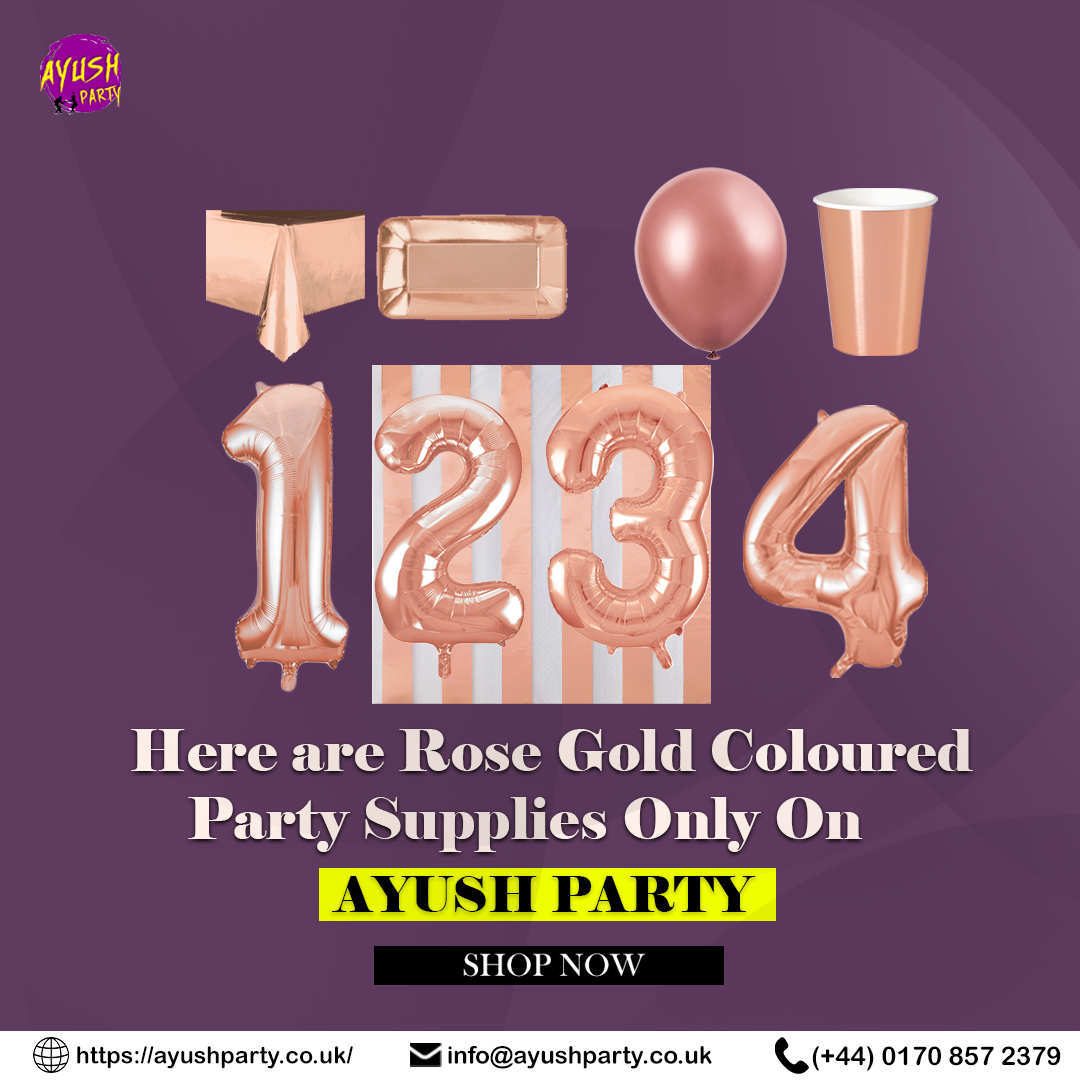 Ayush Party - Rose Gold Coloured Party Supplies.png