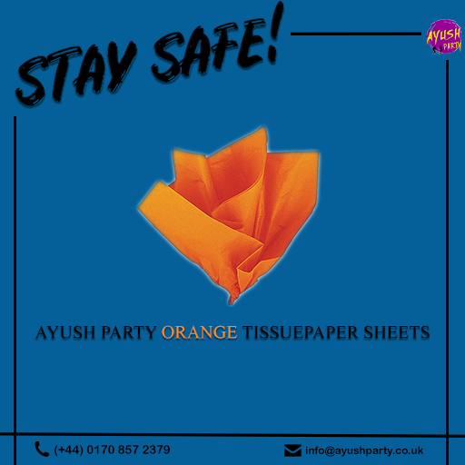 Ayush Party- Orange Tissue Paper.png